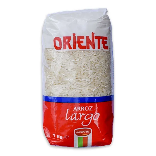 Arroz largo Oriente bolsa de 1kg Mercocaribe Pinar del Río