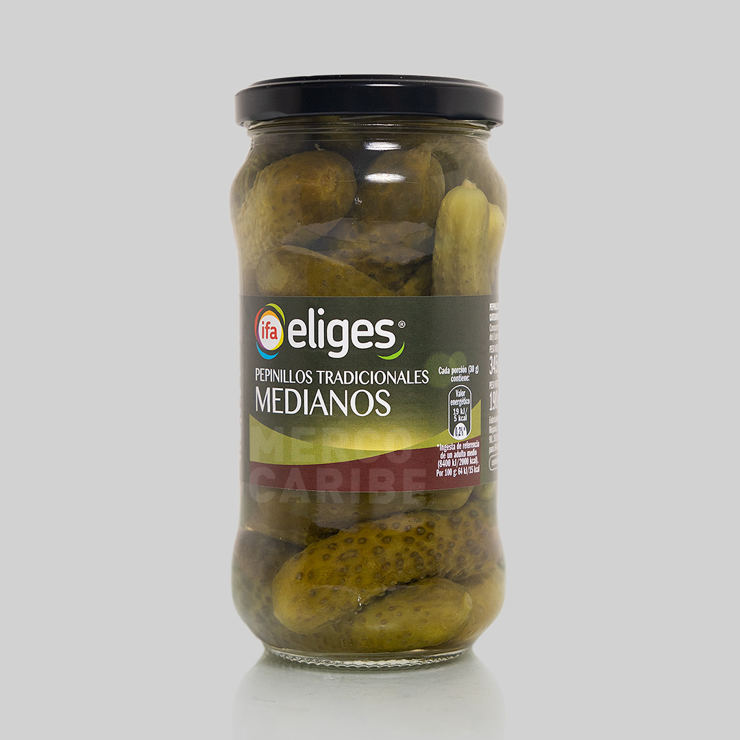 Pepinillos Tradicionales Medianos (Ifa Eliges) frasco de 190g ...