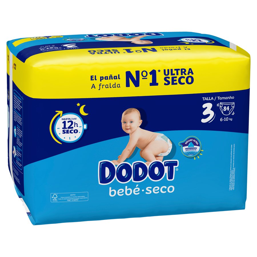 Fraldas De Banho Splashers Dodot T3 6-11kg 12 Un